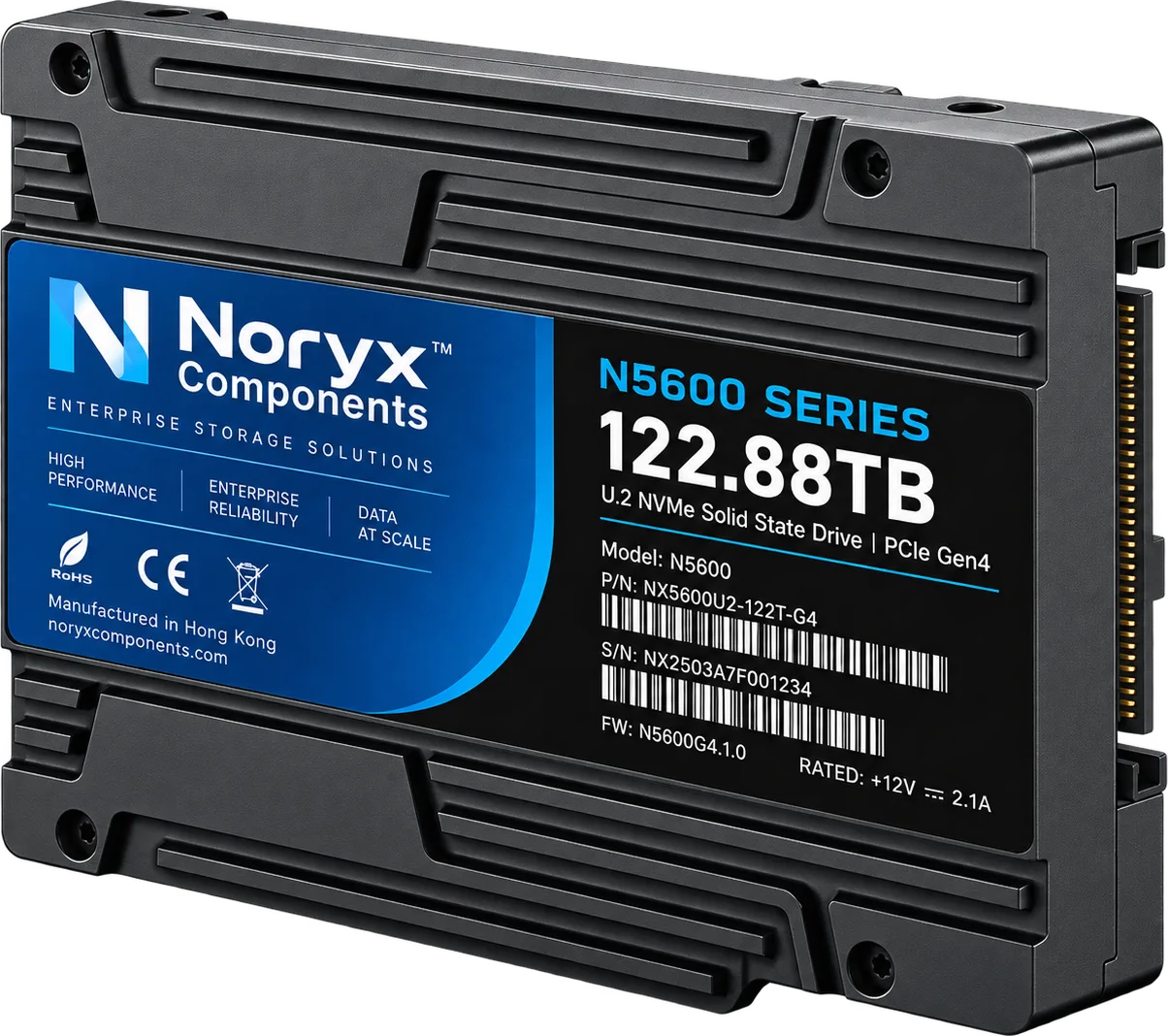 NVMe SSD (U.2, PCIe)